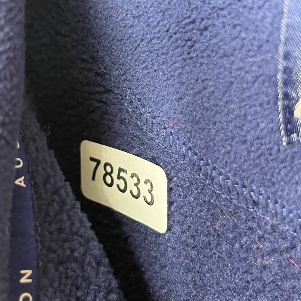 AUBRION Fleece Womens 2X Shires Restore 1/2 Zip Pullover Equestrian Ink Blue - Picture 14 of 14
